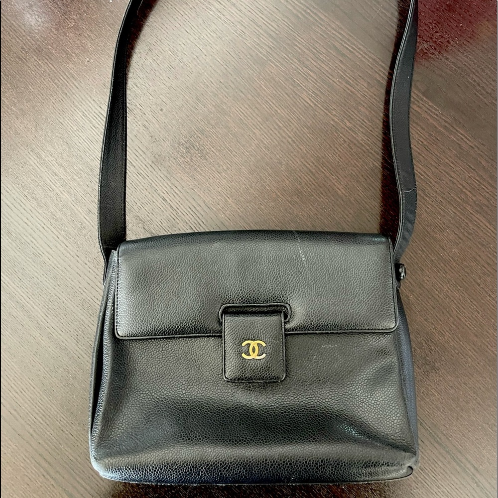 Chanel Shoulder Strap Leather Bag